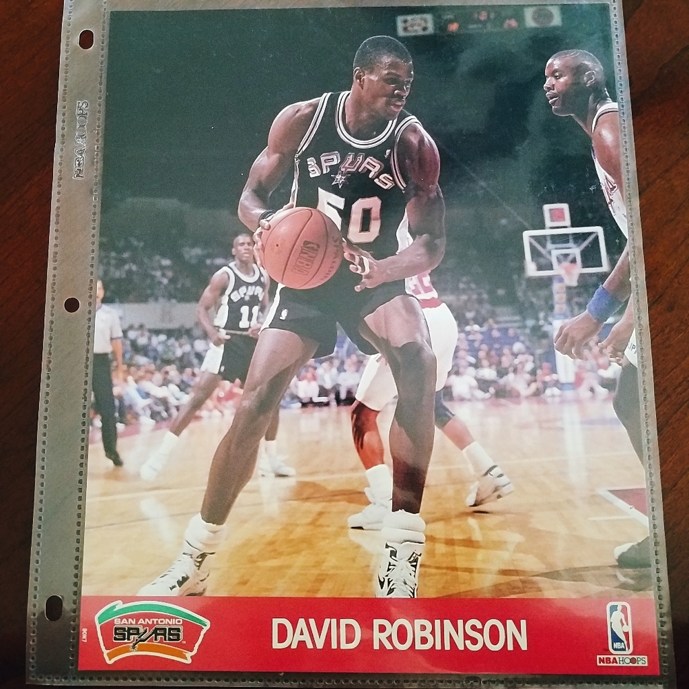 Vintage David Robinson Player Poster Card